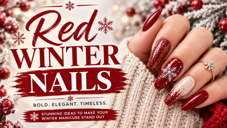 Red Winter Nails