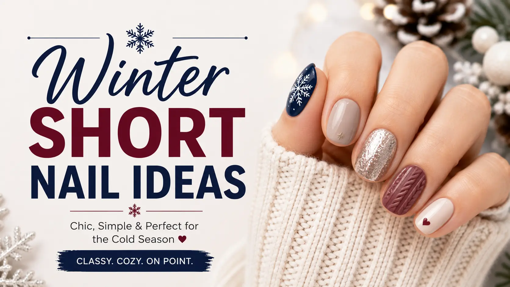 Winter Short Nail Ideas
